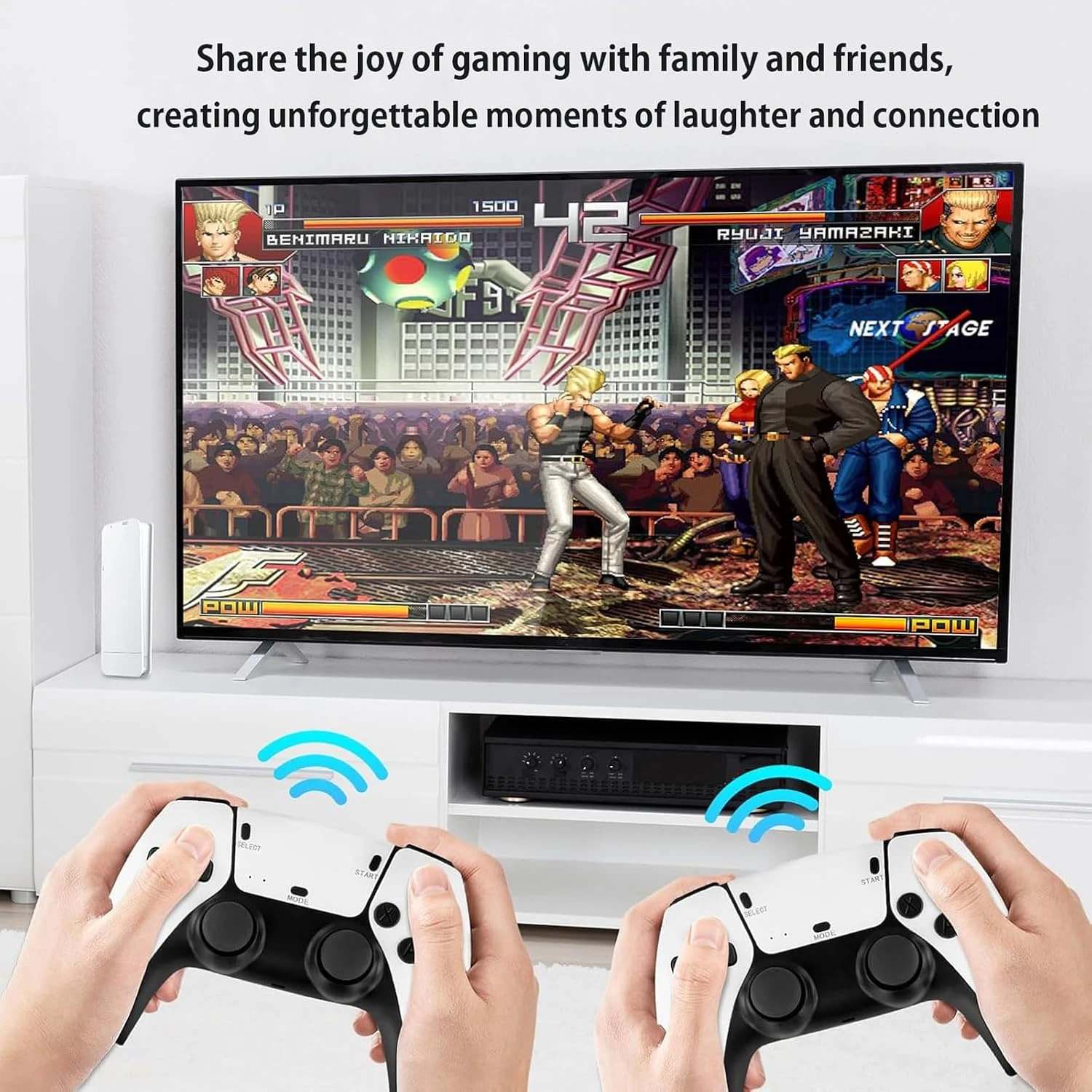 2025 New Retro Gaming Stick – Plug & Play Retro Gaming Console with 21500+ Class