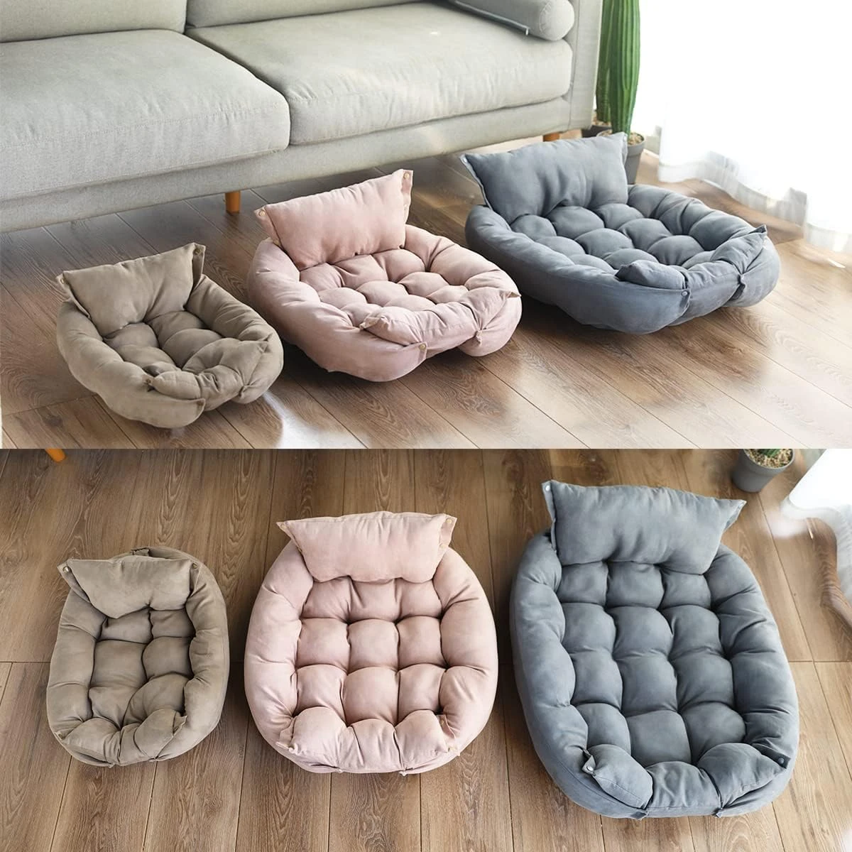 NeoStyle 3 in 1 Dog Sofa Bed, Water Resistant,for Small,Medium and Large Dogs,Ca