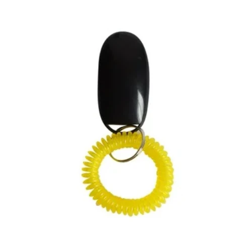 Dog Training Clicker Click Button Trainer Pet Cat Puppy Obedience Aid Wrist Asso