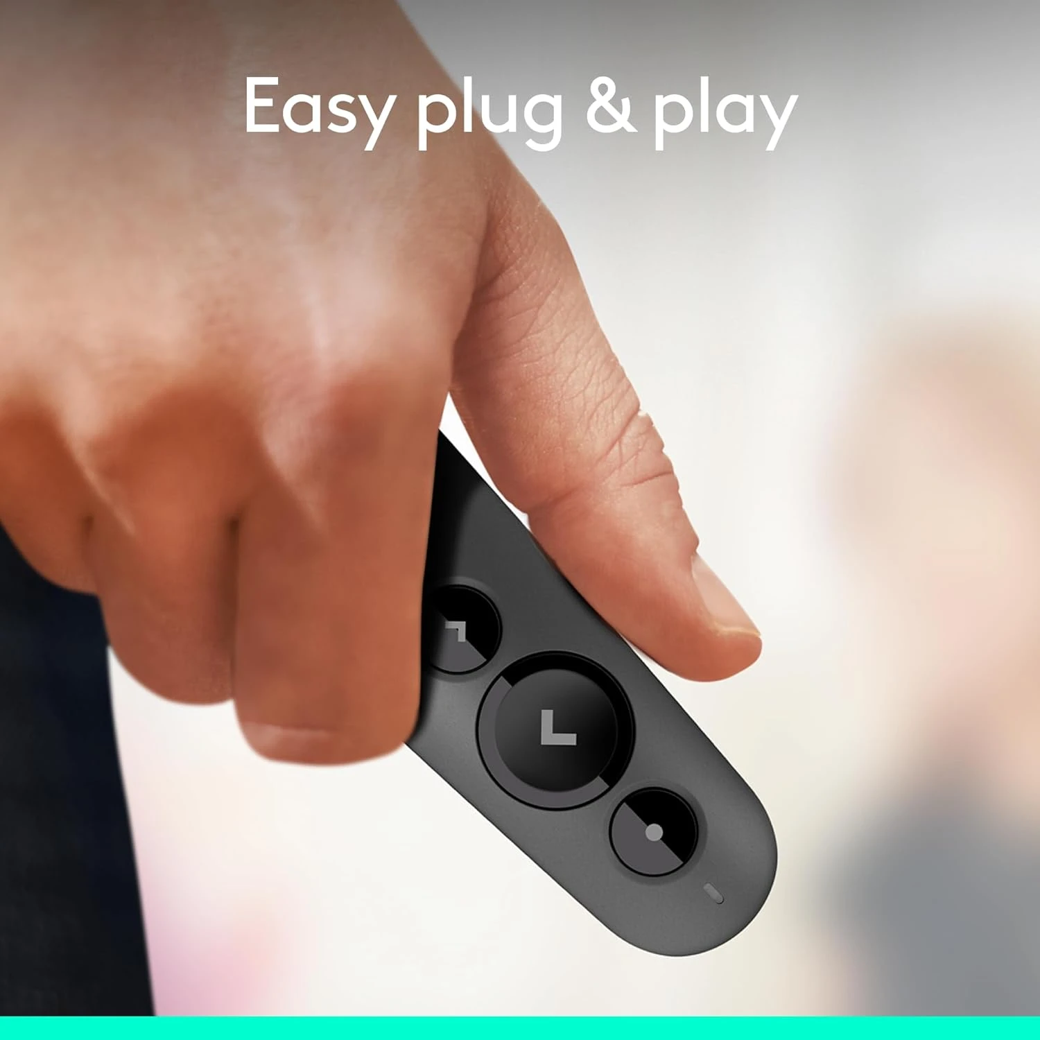 Logitech R500s Laser Presentation Remote Clicker with Dual Connectivity Bluetoot