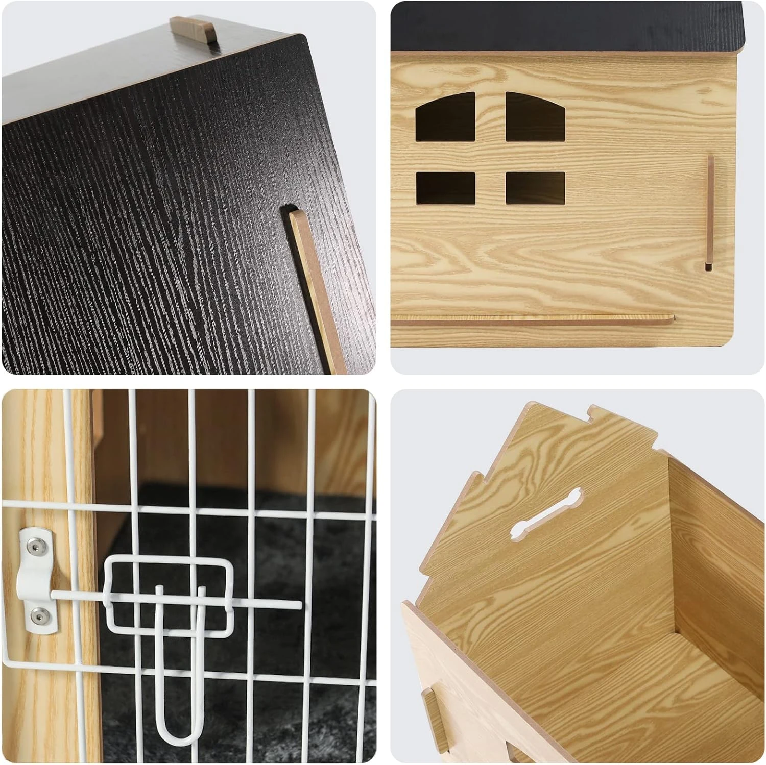 ALBAD Dog House Indoor for Small Dogs or Cats, Cozy wooden design, Small indoor 