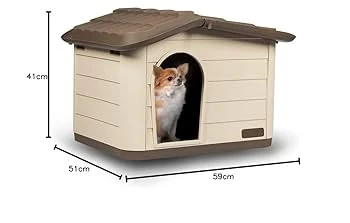 MP Bergamo Cuccia Princess Dog House, Brown/Mocaccino