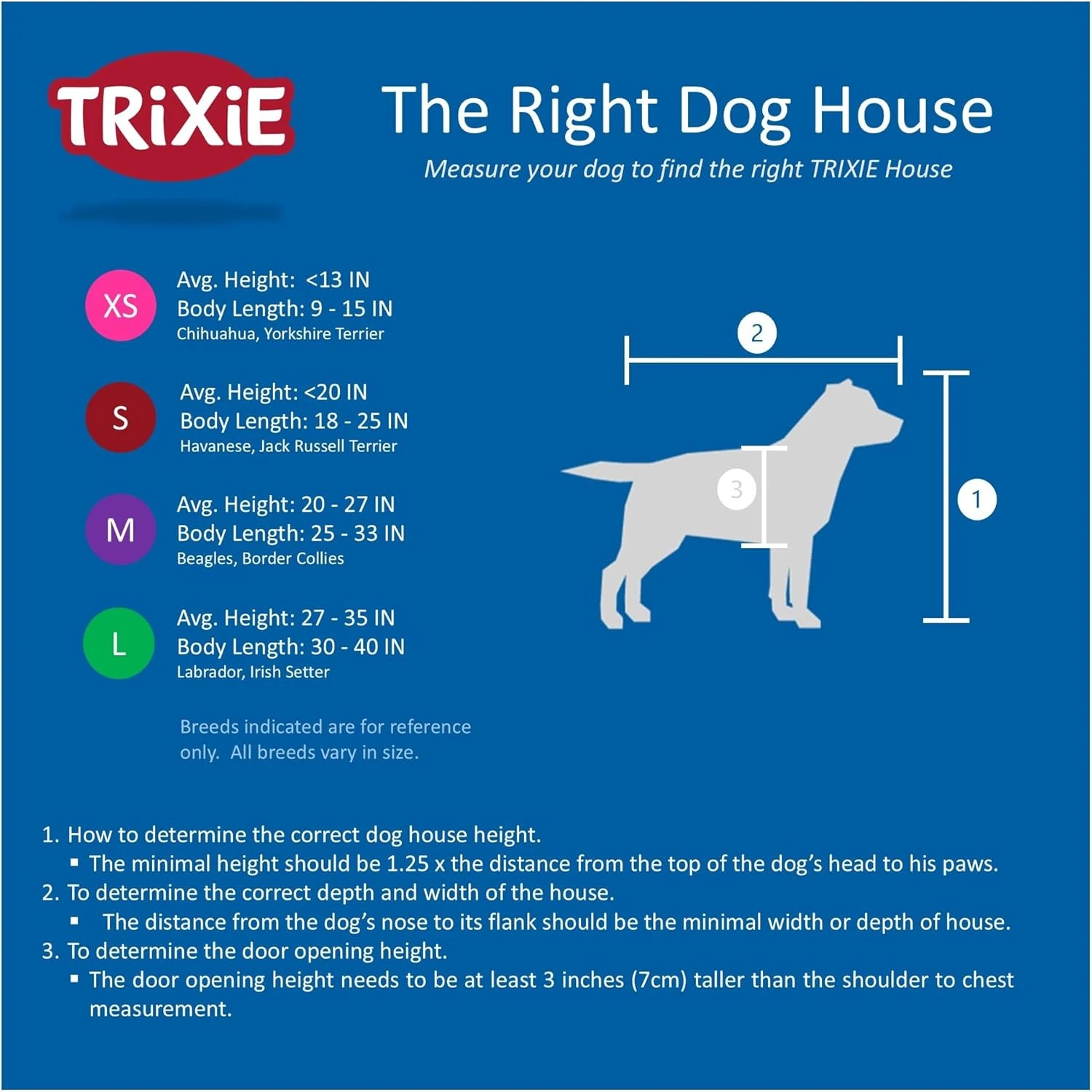 TRIXIE Small natura Classic Outdoor Dog House, Weatherproof Finish, Elevated Flo