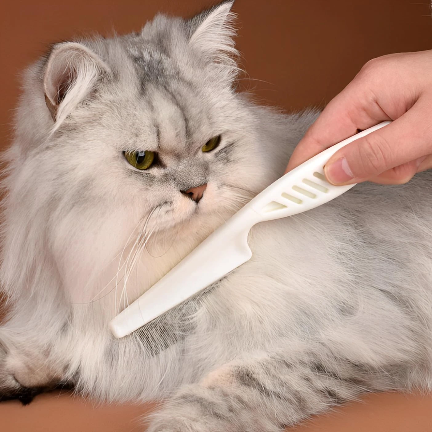 Redreo Flea Comb for Dogs Cats, Dog Hair Comb Grooming Tool for Removing Tear St