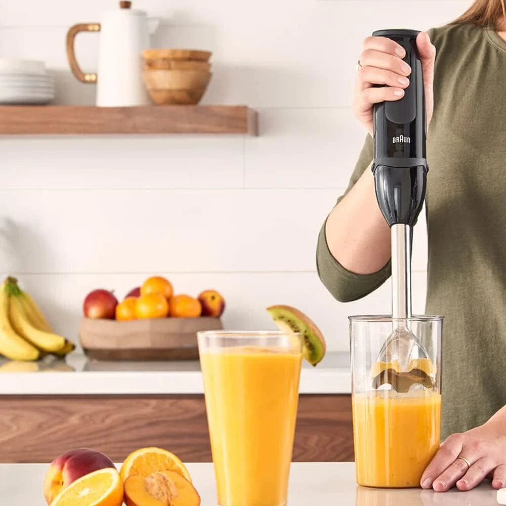 Braun Multiquick 5 Hand Blender, 1000 Watts, 21 Speeds, 1.5 L Food Processor, 50