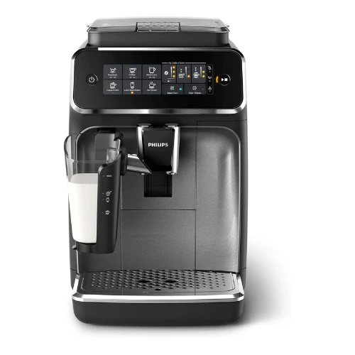 Philips Series 3200 Fully Automatic Espresso Machine - 1500W, LatteGo, Touch Dis