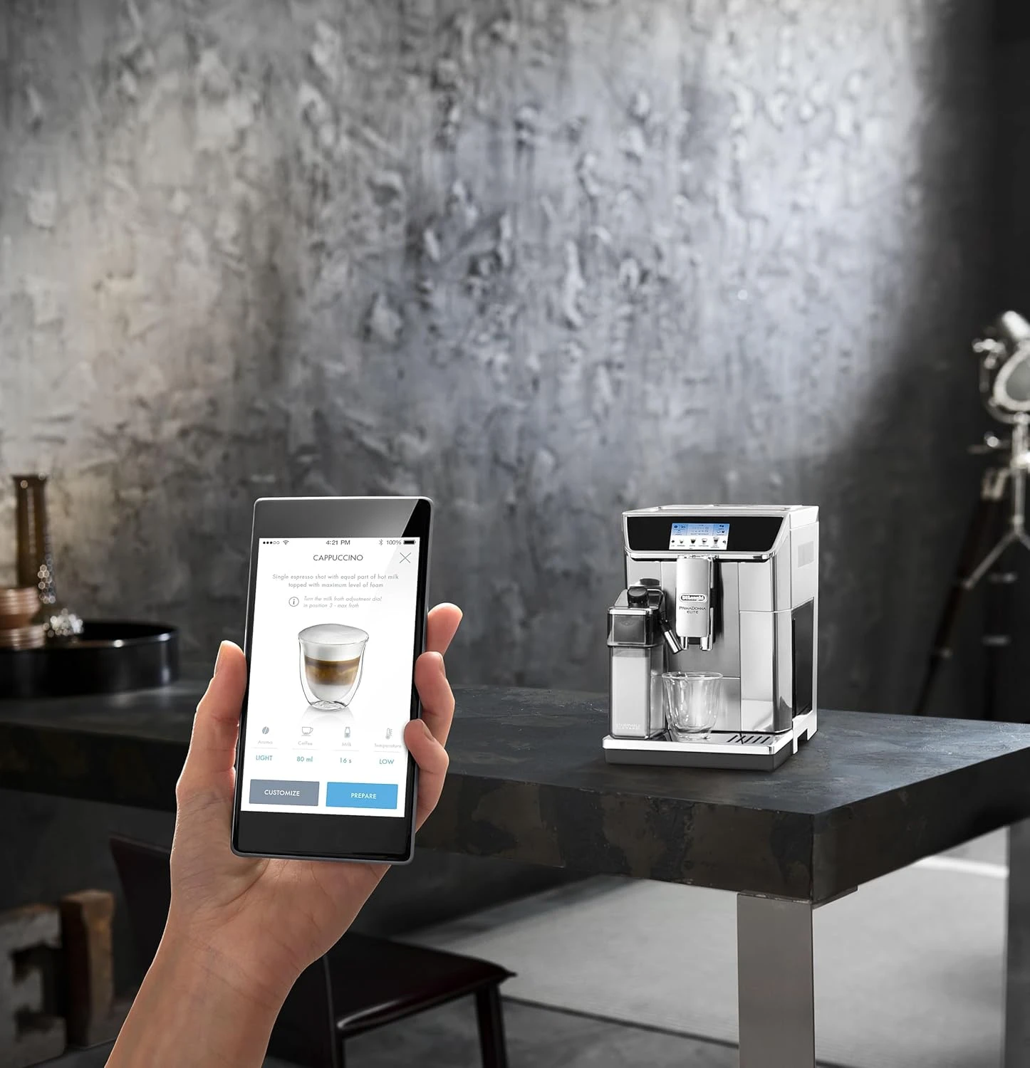 De'Longhi PrimaDonna Elite Fully Automatic Bean to Cup Coffee Machine, 18+ Drink