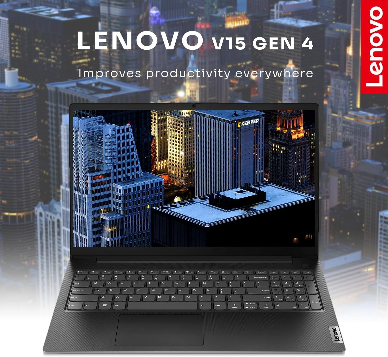 Lenovo V15 G4 15.6" FHD Business Laptop Computer, 13th Gen Intel Octa-Core i5-13