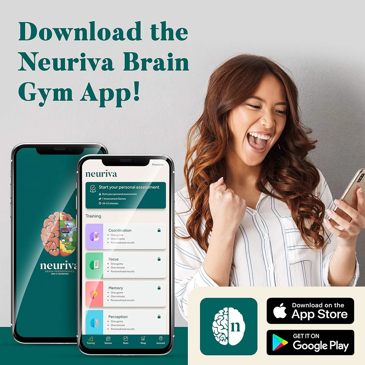 NEURIVA Brain Support Supplement - Original (7 count in a bottle), Helps Support