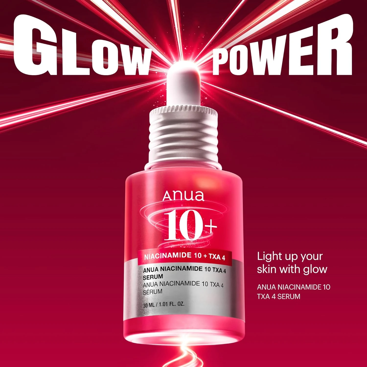 ANUA 10% Niacinamide+ 4% TXA Serum, Ceramide, Hyaluronic Acid, Tranexamic Acid, 