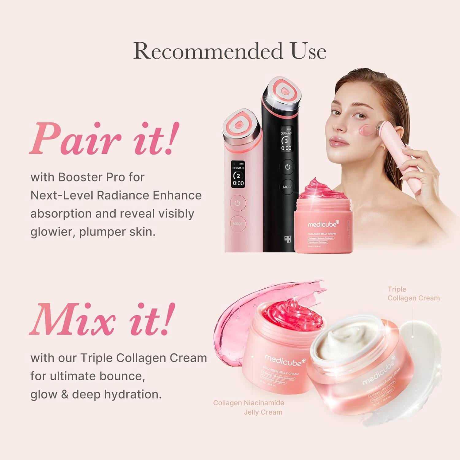 medicube Collagen Jelly Cream- Niacinamide & Freeze-Dried Hydrolyzed Collagen - 