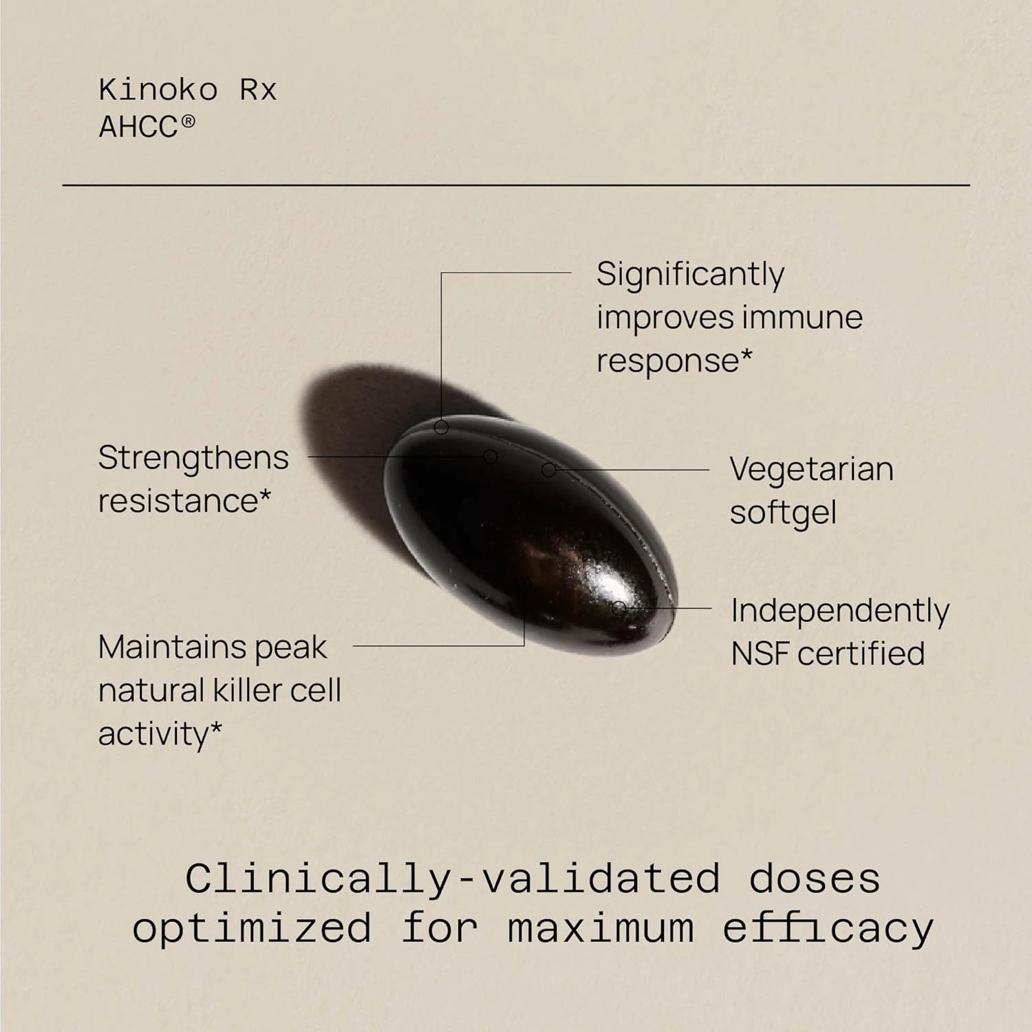 Quality of Life Labs, AHCC RX, 300 mg, 60 Softgels