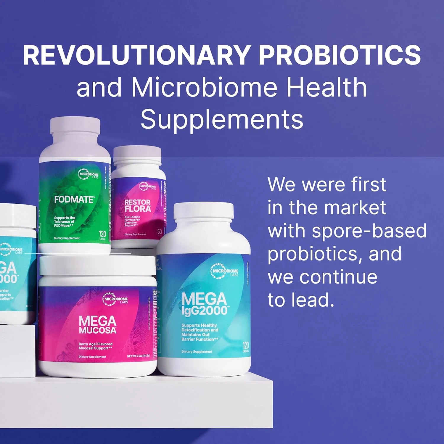 Microbiome Labs Mega IgG2000 - Dairy-Free Bovine Serum Capsules - High Concentra