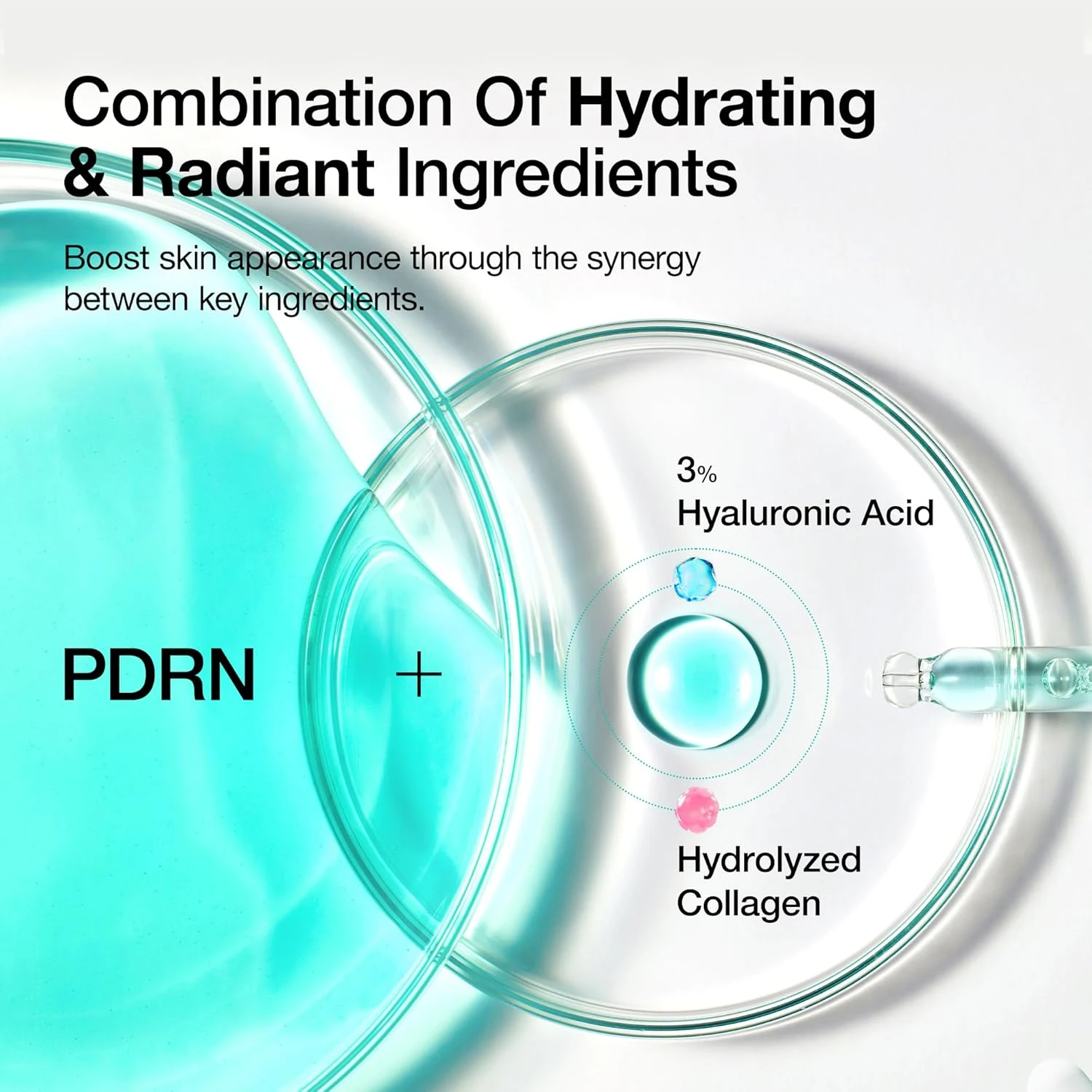 Anua PDRN Hyaluronic Acid Capsule 100 Serum, Radiant Face Serum, Hyaluronic Acid
