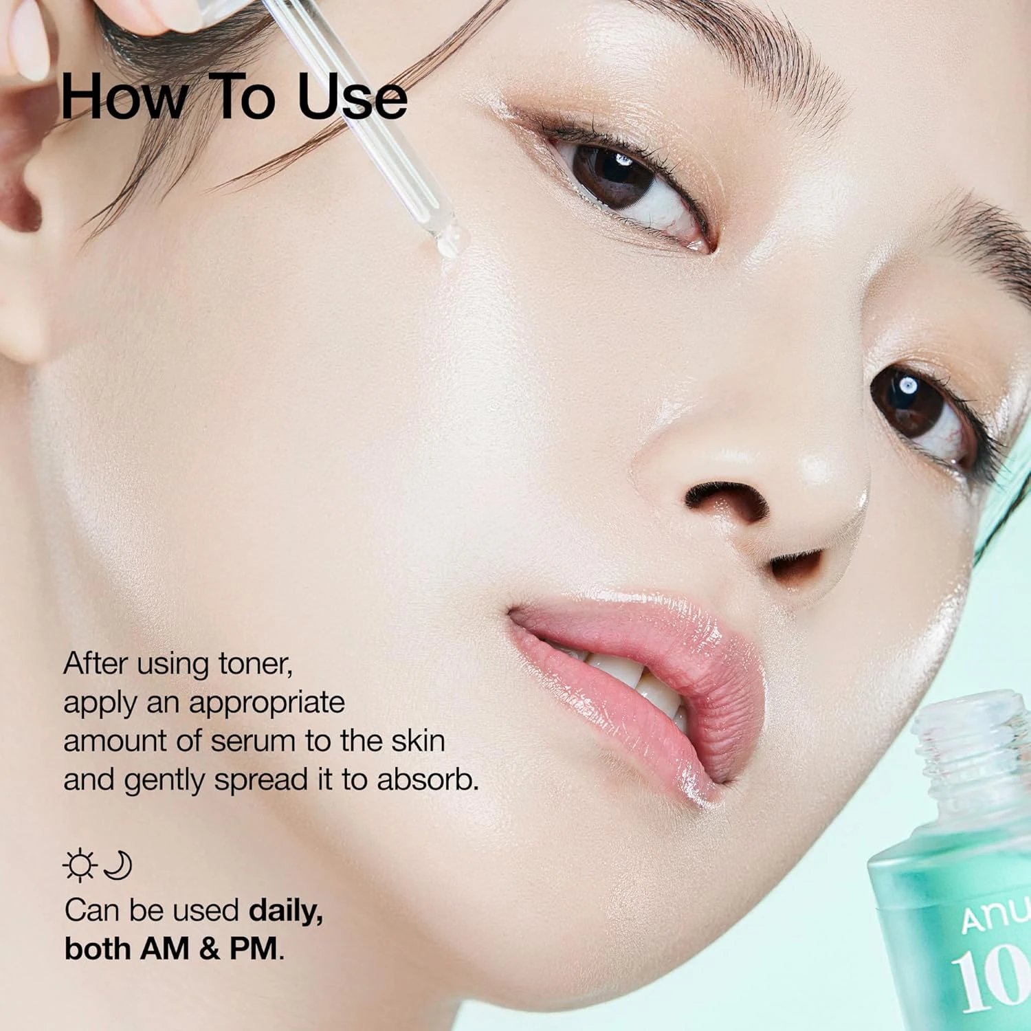 Anua PDRN Hyaluronic Acid Capsule 100 Serum, Radiant Face Serum, Hyaluronic Acid