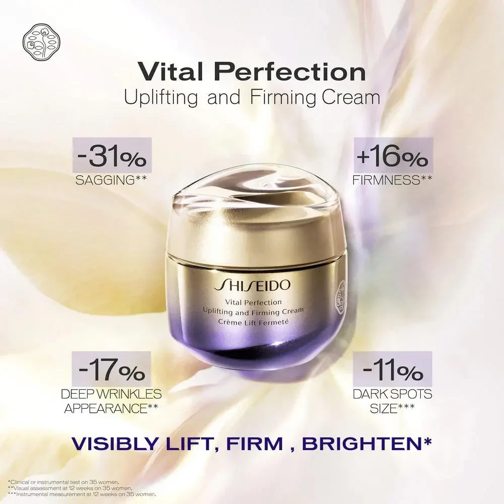 Shiseido Vital Perfection Uplifting and Firming Cream Enriched - 50 mL - Anti-Ag