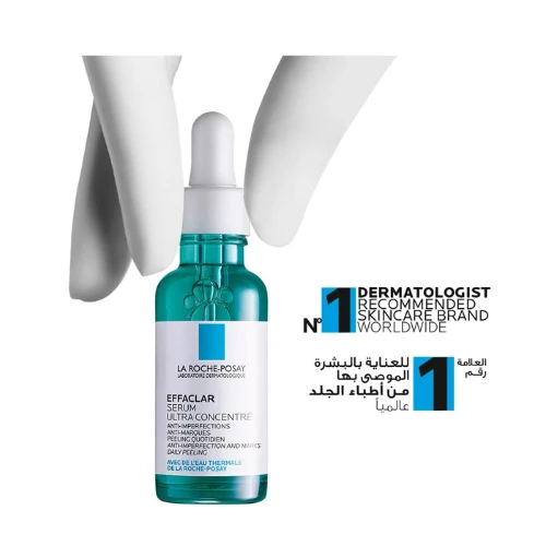 La Roche-Posay Effaclar Acne Serum with Salicylic Acid and Niacinamide for Oily 