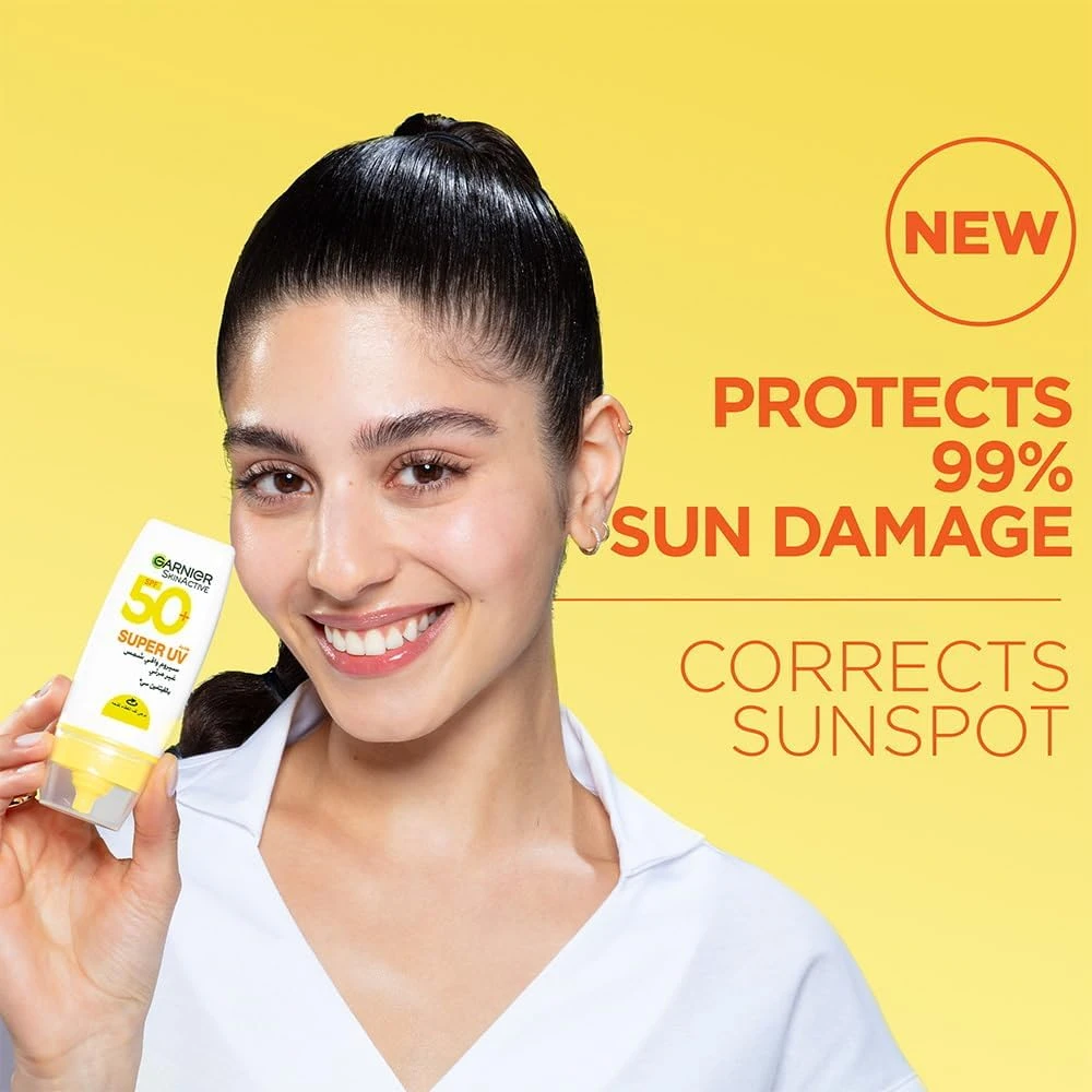 Garnier Skin Active Invisible Serum Sunscreen Vitamin C SPF50+ PA++++, for Men a