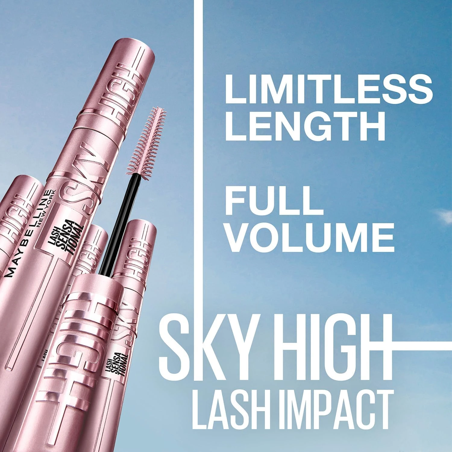 Maybelline New York Mascara, Volumizing & Lengthening Mascara, Washable Flake-Fr