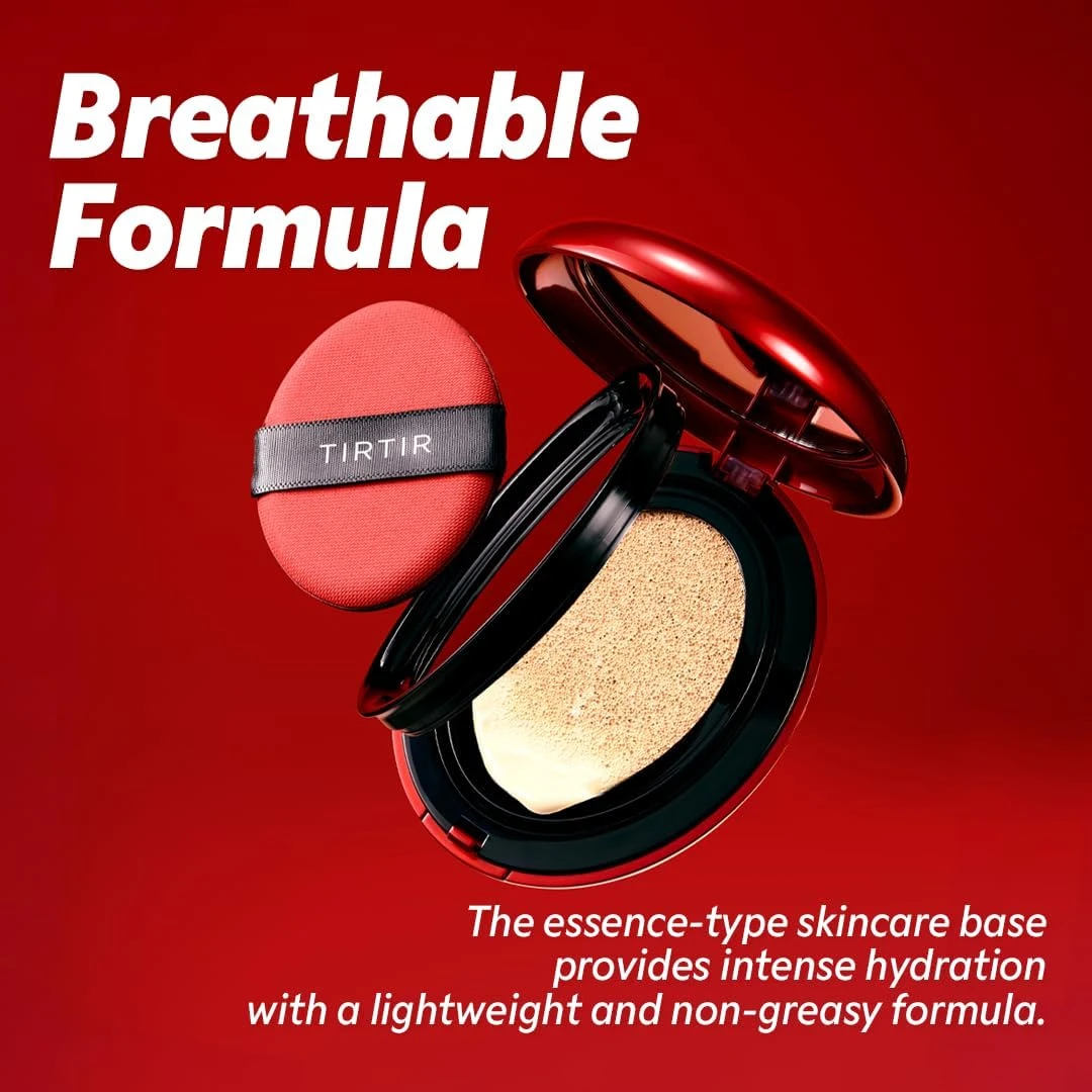 TIRTIR Mask Fit Red Cushion Foundation | Japan's No.1 Choice for Glass skin, Lon