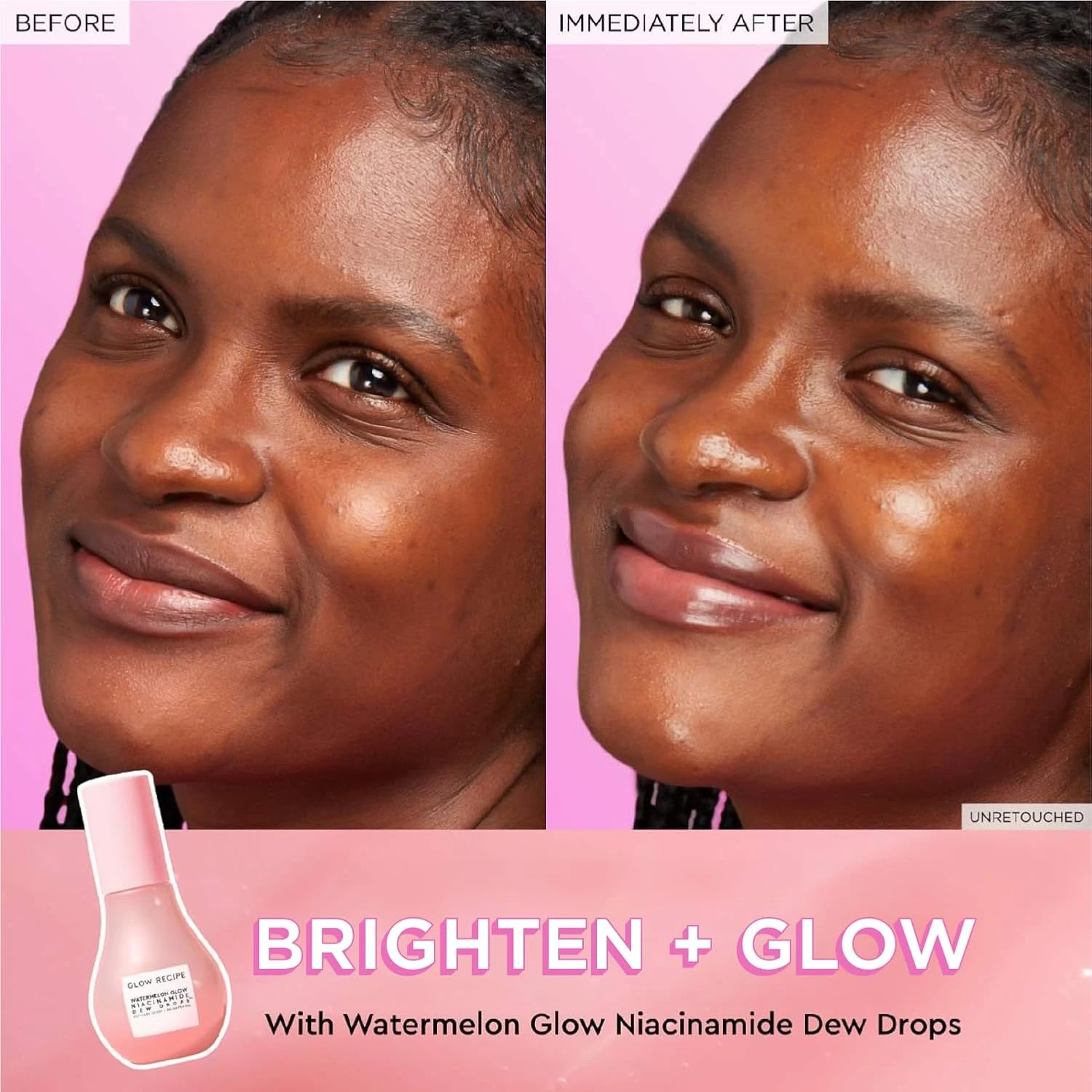 Glow Recipe Niacinamide Dew Drops Face Serum - Hydrating Korean Skincare & Illum