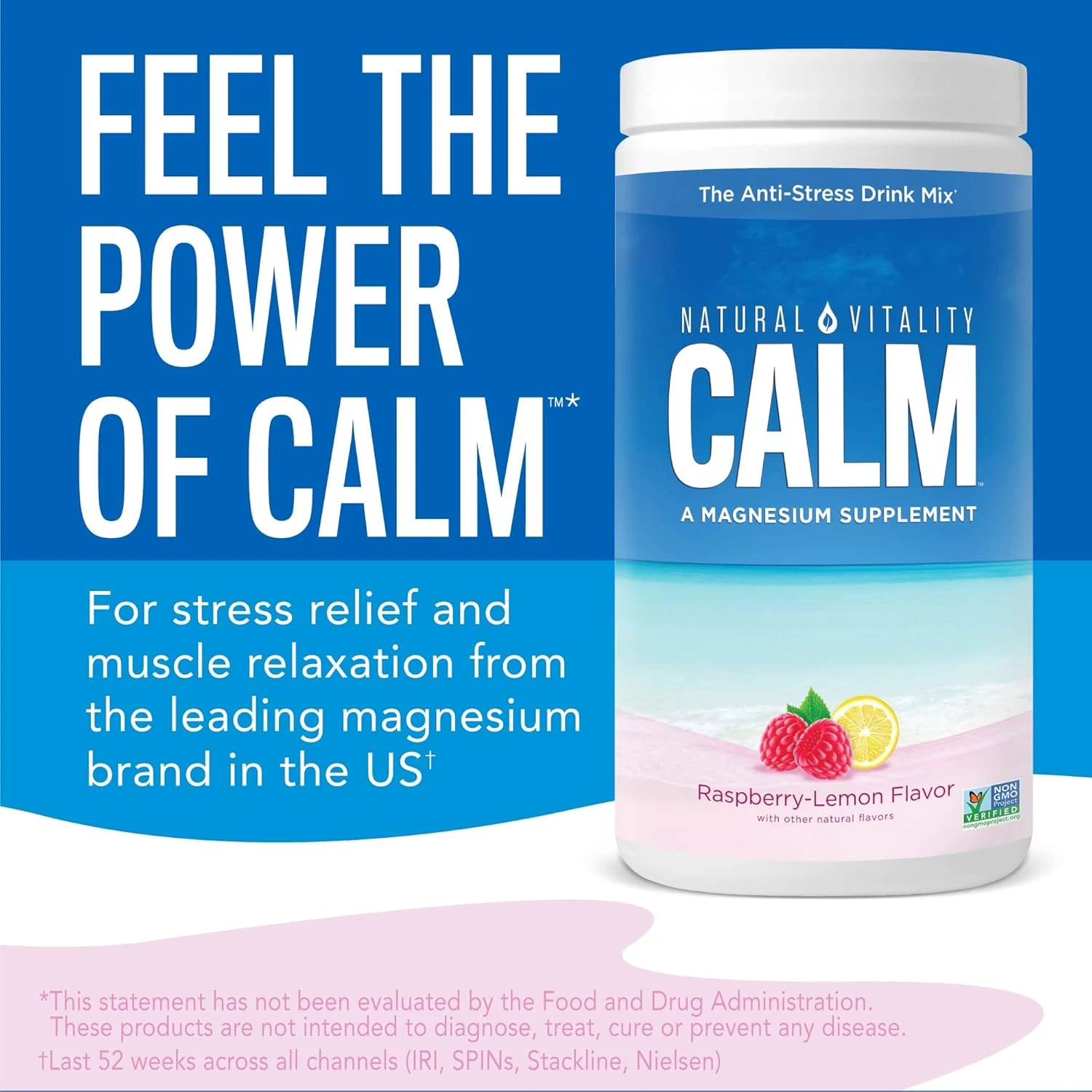 Natural Vitality Natural Calm Anti Stress Drink 30 count Ras
