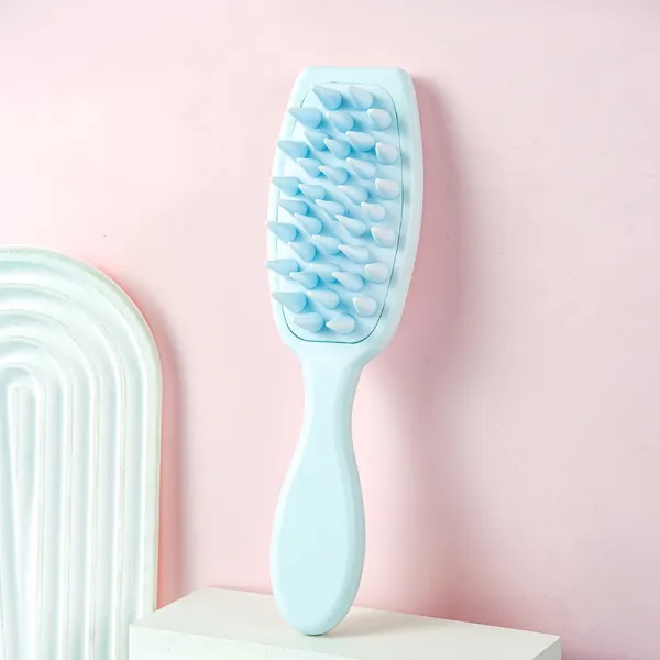Anti Itch Silicone Scalp Head Massager Brush Head Massaging Shampoo Comb Detangl
