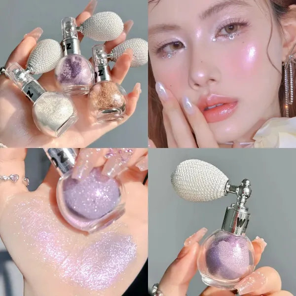 1PC Waterproof Professional Metallic Finish Bride Grooming Glitter Long Lasting