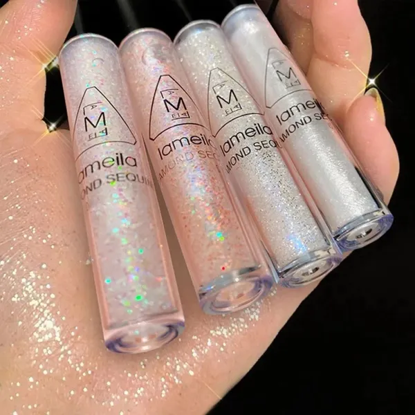 Glitter Liquid Eyeshadow Stick Water proof Long Lasting Shiny Gloss Liquid Eyesh