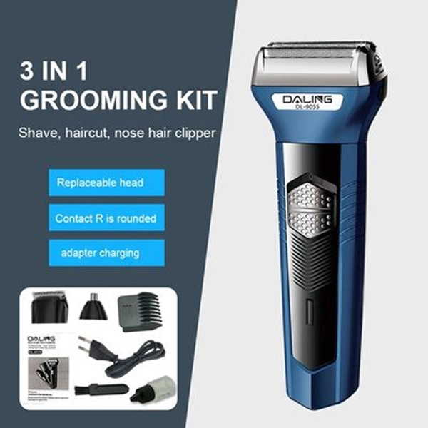 3-in-1 Multifunction Shaver for Men Easy Shaver Hair Clipper Nose Trimmer (Recha