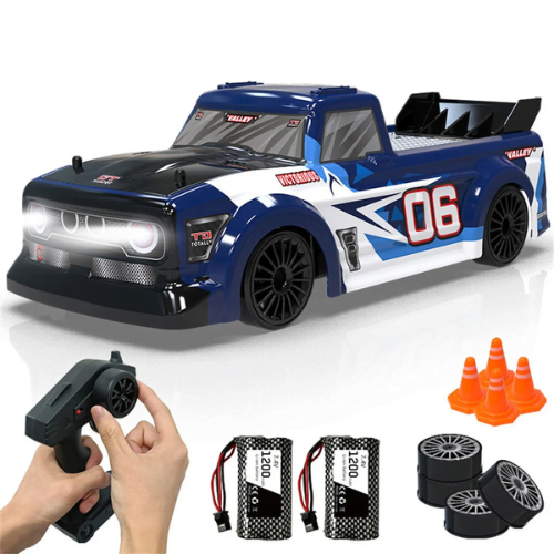 Volantex 78504-3 RTR Two Batteries 1/14 2.4G 4WD Drift RC Car LED Light High Spe