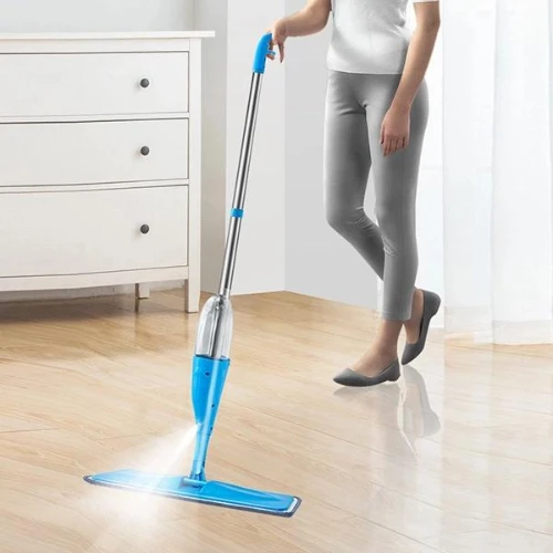Floor Cleaning Mop Wet And Dry Rotatable with Long Handle