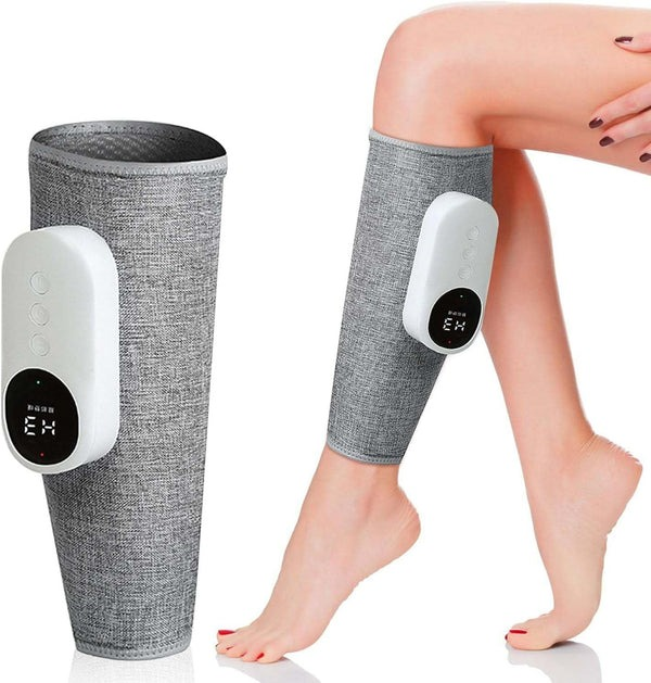 Pretocter Leg Compression Massager Electric Calf Foot Massager with Heat Cordles