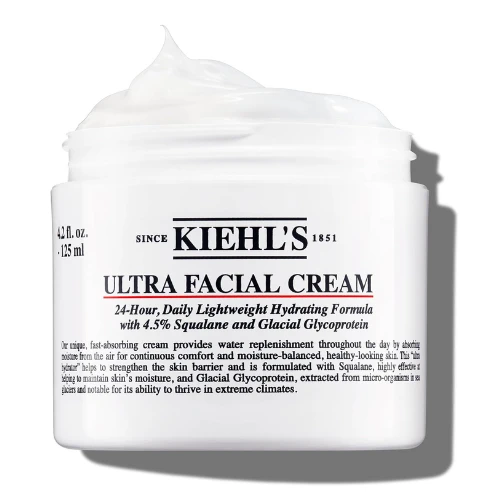 Kiehl's Ultra Facial Cream with 4.5% Squalane to Strengthen Skin's Moisture Bar