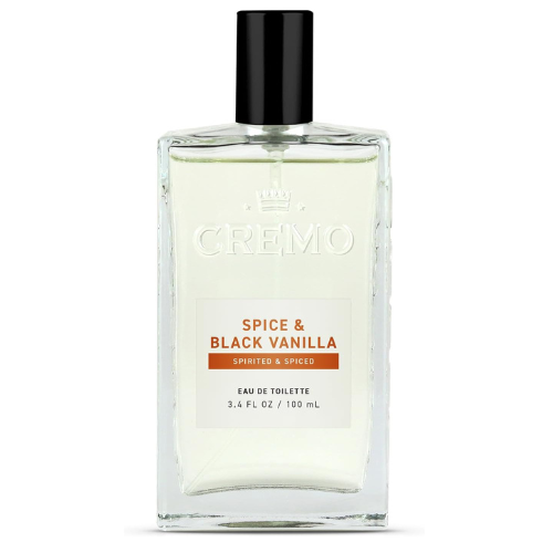 Cremo Spice & Black Vanilla Cologne Spray, An Explosion of Vibrant Spices, Tobac