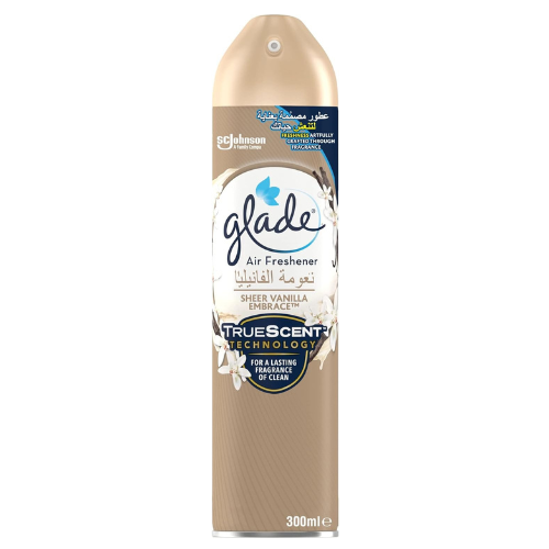 Glade Aerosol Sheer Vanilla Embrace Air Freshener, Refresh Every Room In Your Ho