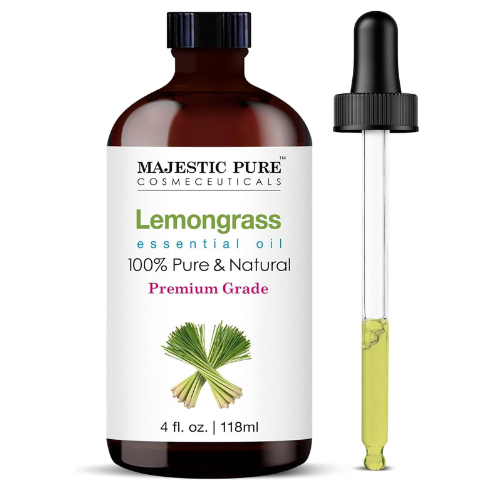 MAJESTIC PURE Lemongrass Essential Oil | 118 ml | 100% Pure and Natural Lemongra