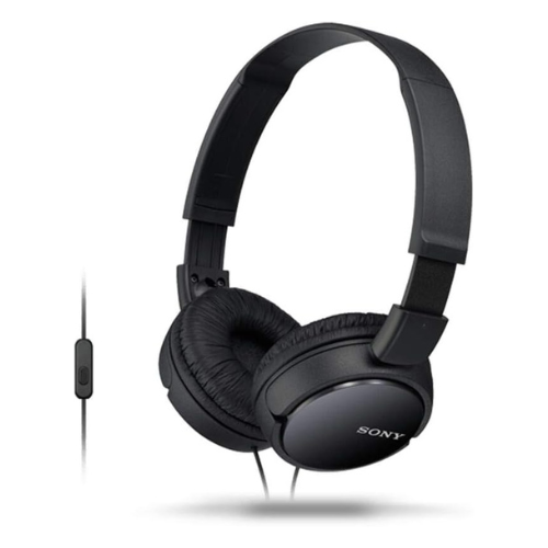 Sony MDR ZX110AP Wired On Ear Headphones with tangle free cable, 3.5mm Mini-jack