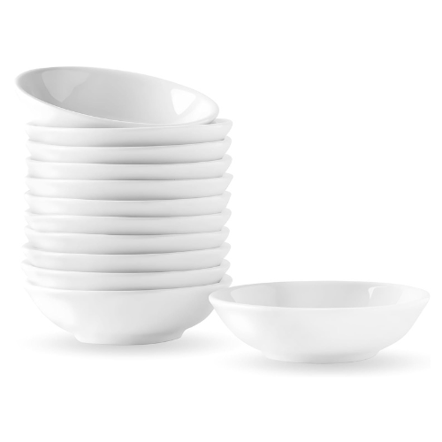 UIBFCWN Sauce Dish Dipping Bowls, 12 Pack Ceramic Dip Bowls Set, 1.2 Oz Soy Sauc