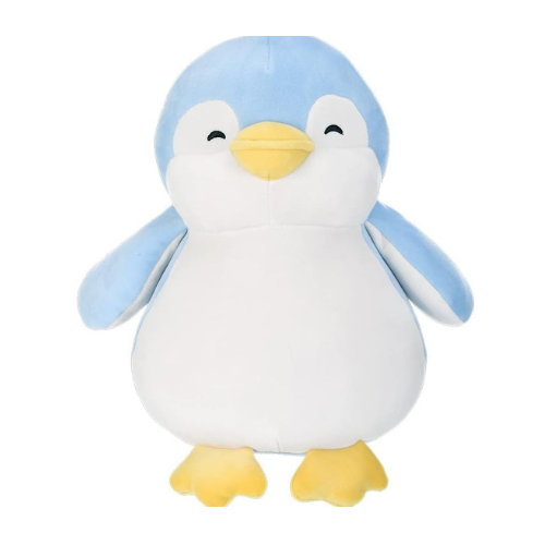 MINISO Penguin Plush Toy with Bridegroom Hat - 14.6" Cute Stuffed Animal Doll fo