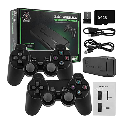 Yuyue wireless retro game console, plug and play video game stick built in 10000