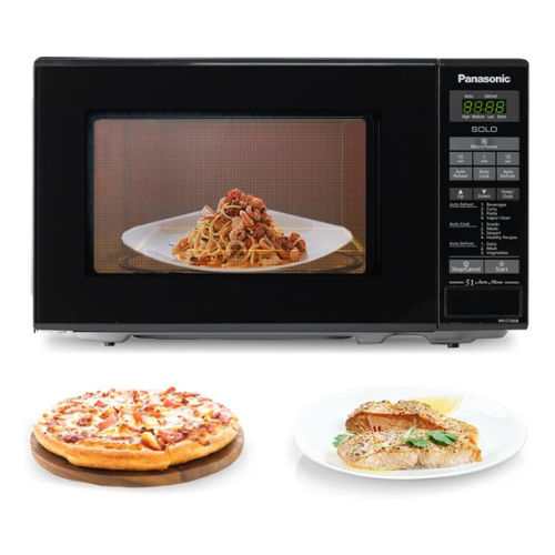 Panasonic 20L Solo Microwave oven, NN-ST266B - 800W, Easy touch control, Auto Re