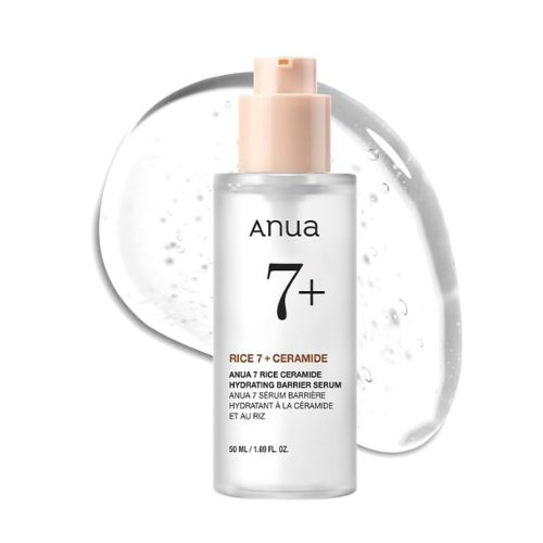ANUA Rice Ceramide 7 Hydrating Barrier Serum, Brightening, Hydrating Serum for F