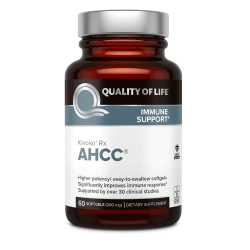 Quality of Life Labs, AHCC RX, 300 mg, 60 Softgels