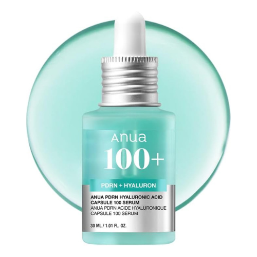 Anua PDRN Hyaluronic Acid Capsule 100 Serum, Radiant Face Serum, Hyaluronic Acid