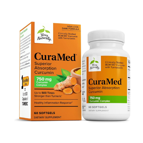 Terry Naturally CuraMed (Superior Absorption Curcumin) - 750 mg, 60 Softgels
