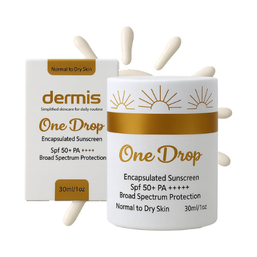 Dermis One Drop Sunscreen SPF 50+ PA++++ for Dry Skin with UVA/UVB Broad Protect