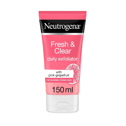 Neutrogena, Fresh & Clear Daily Exfoliator, Pink Grapefruit & Vitamin C, Blemish